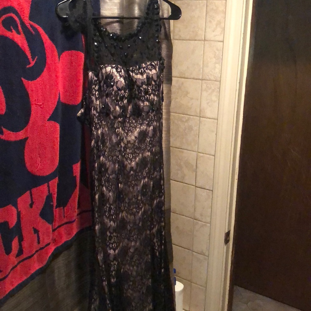 Beautiful black and nude laces dress